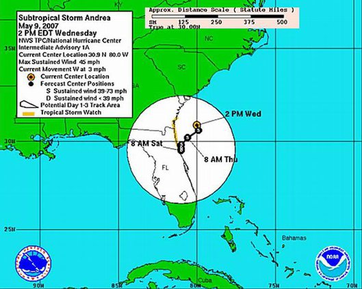 ts andrea map