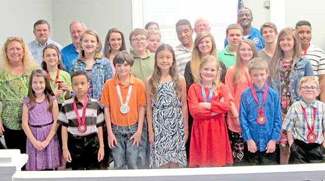 2- 4H Club Recognized by Commissioners for Wed 4-8