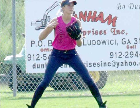 5The Lady Tide SB and FB tm had a tough week shown is Kaylyn McEwin in the MCA SB gm on Monday