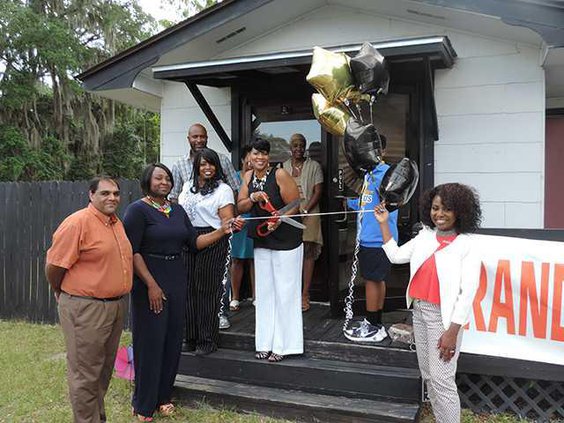 Heaven Sent ribbon cutting