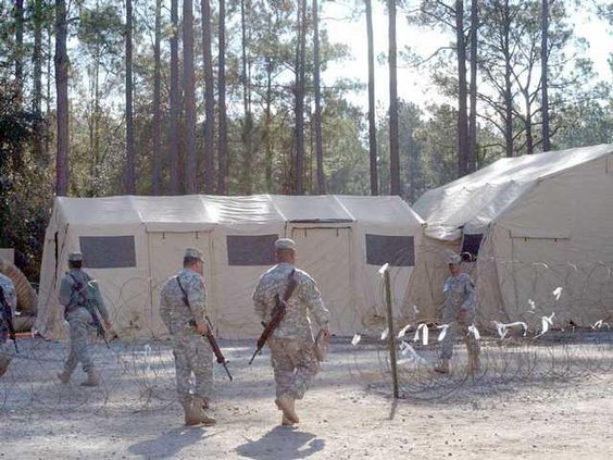 UE sleep tents