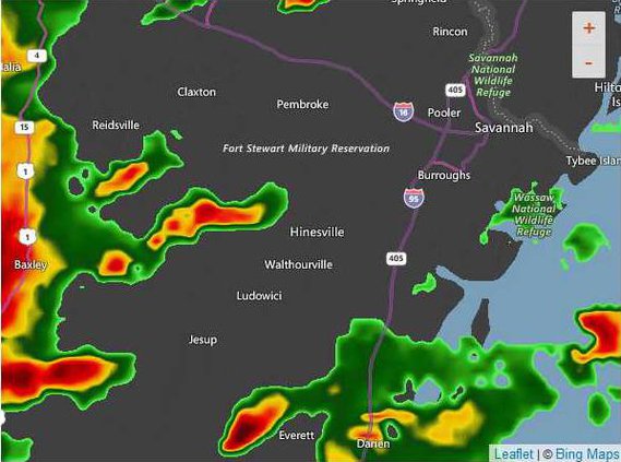 523 weather map