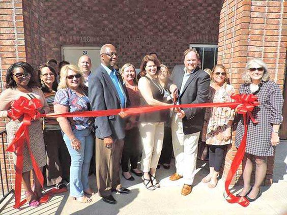Arline  Wiggins Ribbon Cutting photo