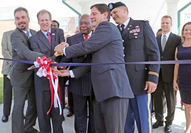 Clinic ribbon cutting