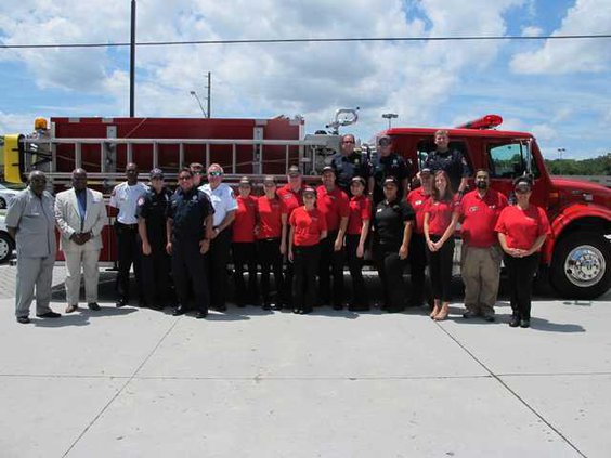 Firehouse Subs staff HFD Thomas Anderson