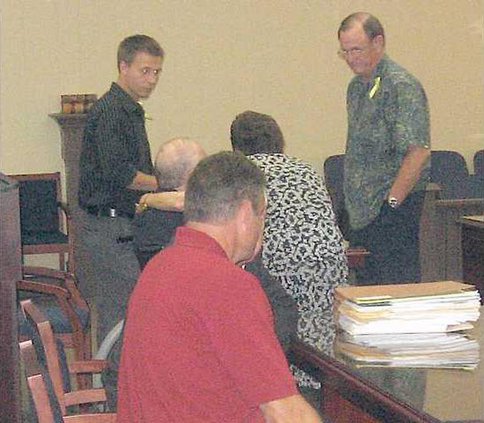 Moody clan at courthouse