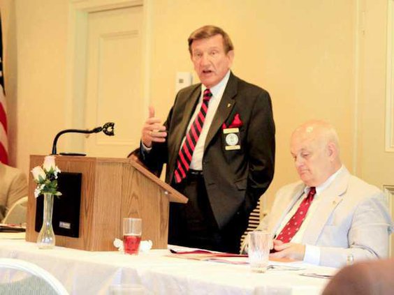 Pete Liakakis at friends meeting