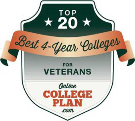 Top 20 Four-Year Colleges for Veterans