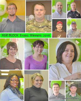 HR Block contest winners