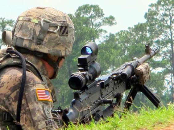 M240-gunner