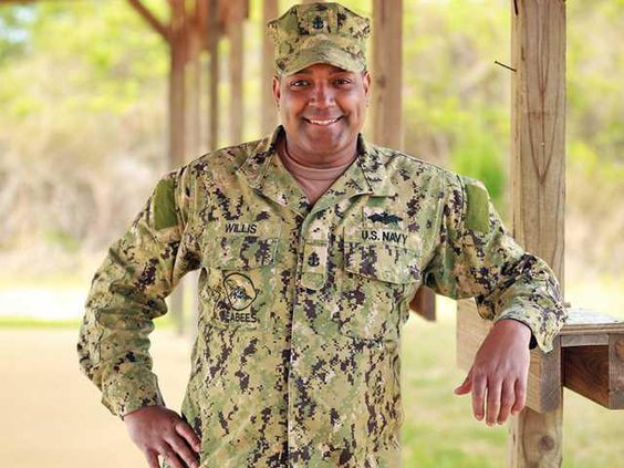 Navy Seabee Hinesville native Chief Petty Officer Bernard Willis