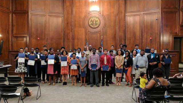 Summer work program completion certificates