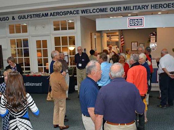 USO reopens at airport