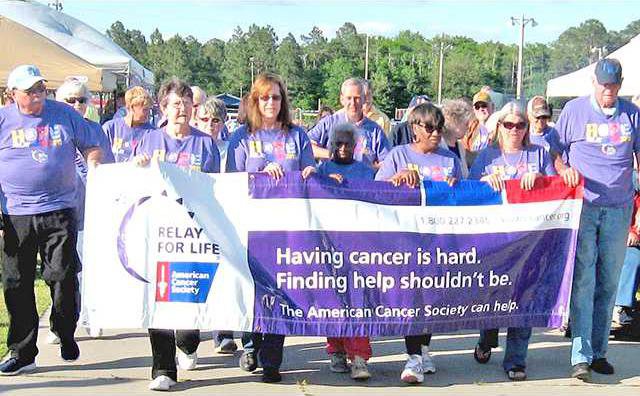 2 Wed 5-6 Survivors take fist lap at Long Co Relay for  Life