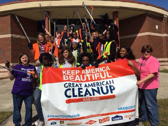 MMS campus cleanup 032317 