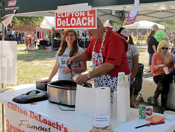 1 For 10-15 Wed Plentry of food Cliff DeLoach sells Brunswick Stew for Diabetes Day