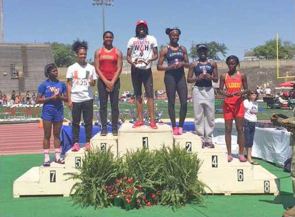 Long Countys Bryang Standing gets a 4th place finish in  the state track and field meet