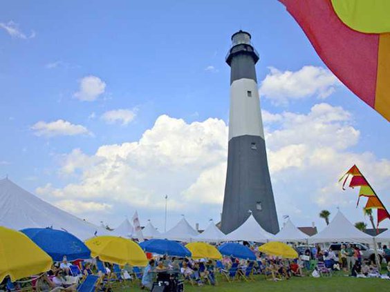 Tybee Wine Festival lighthouse photo