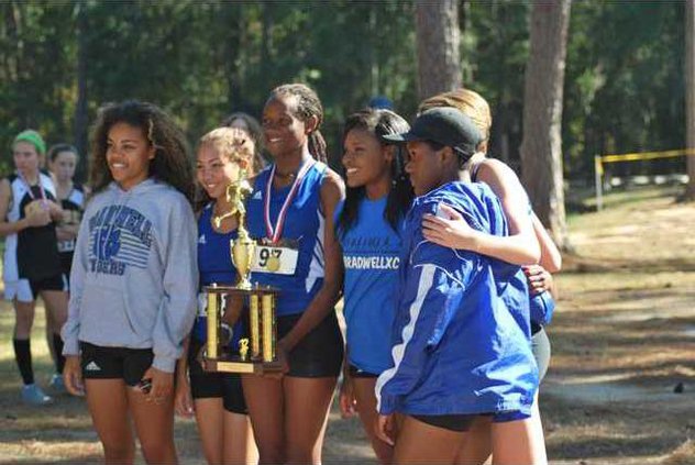 bradwell girls 2nd place