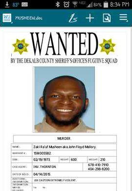 DeKalb wanted poster