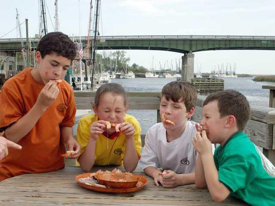 Shrimp Eating contest