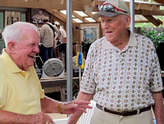 hokey at 2012 bday party for ed edwards