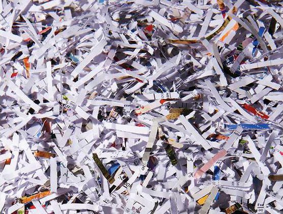 shredded paper