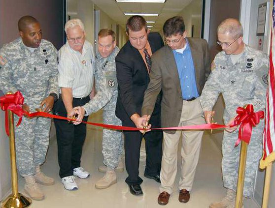 1007 CT scanner ribbon cutting