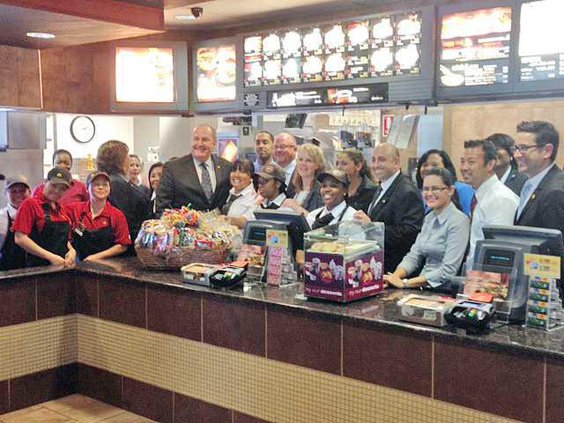 McDonalds Pres visits