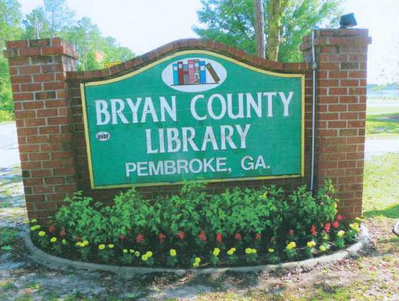 Pembroke Library Sign