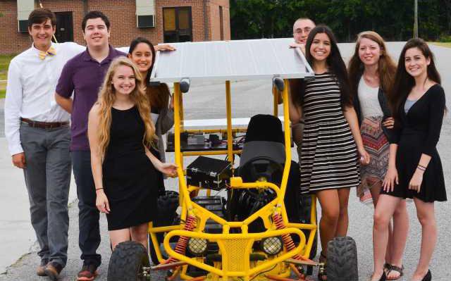 Richmond Hill Stem Students Unveil Solar Electric Vehicle Bryan