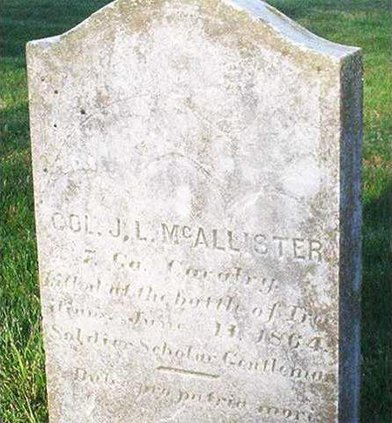 mcallister grave