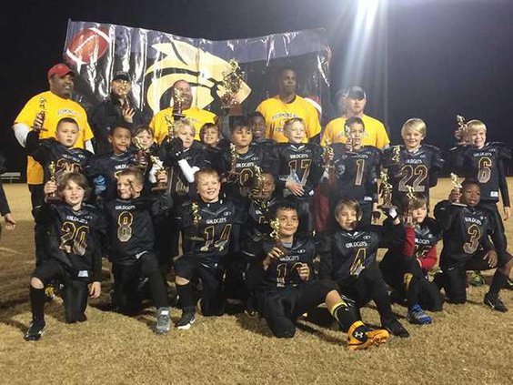 8U District football Champs 2014