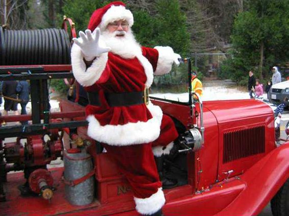 santa on fire truckweb