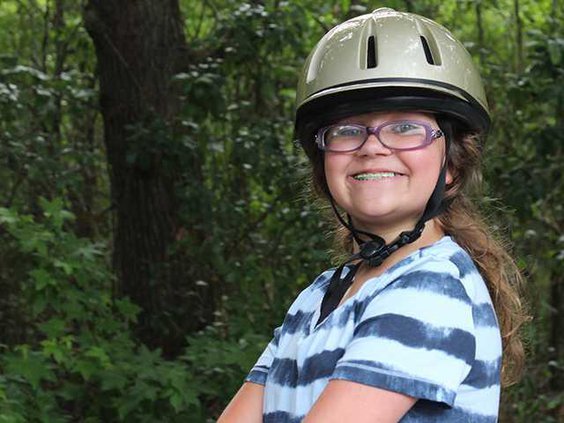 Emily Fromme 11 year old Richmond Hill Middle School Student and Rider