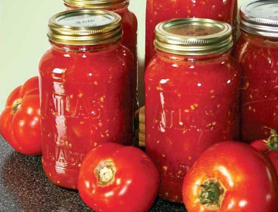 Jarred tomatoes