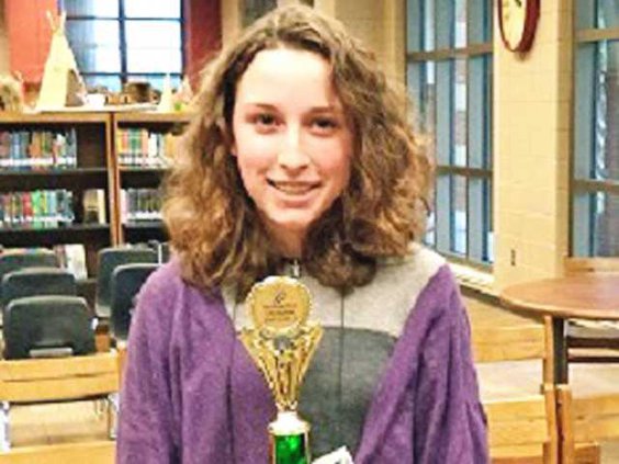 RHMS Spelling Bee 2014 Sophie Giorgianni