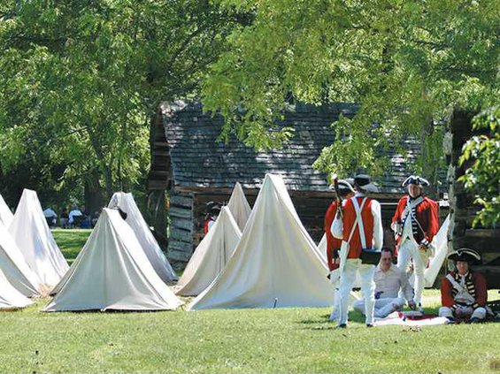 revolutionary war encampment