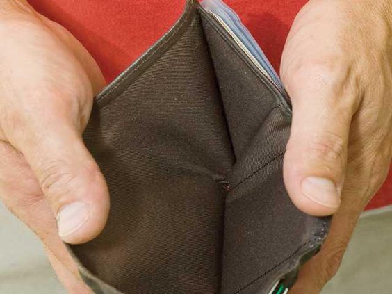 empty wallet