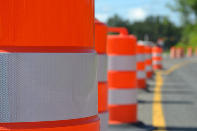 road work-barrels