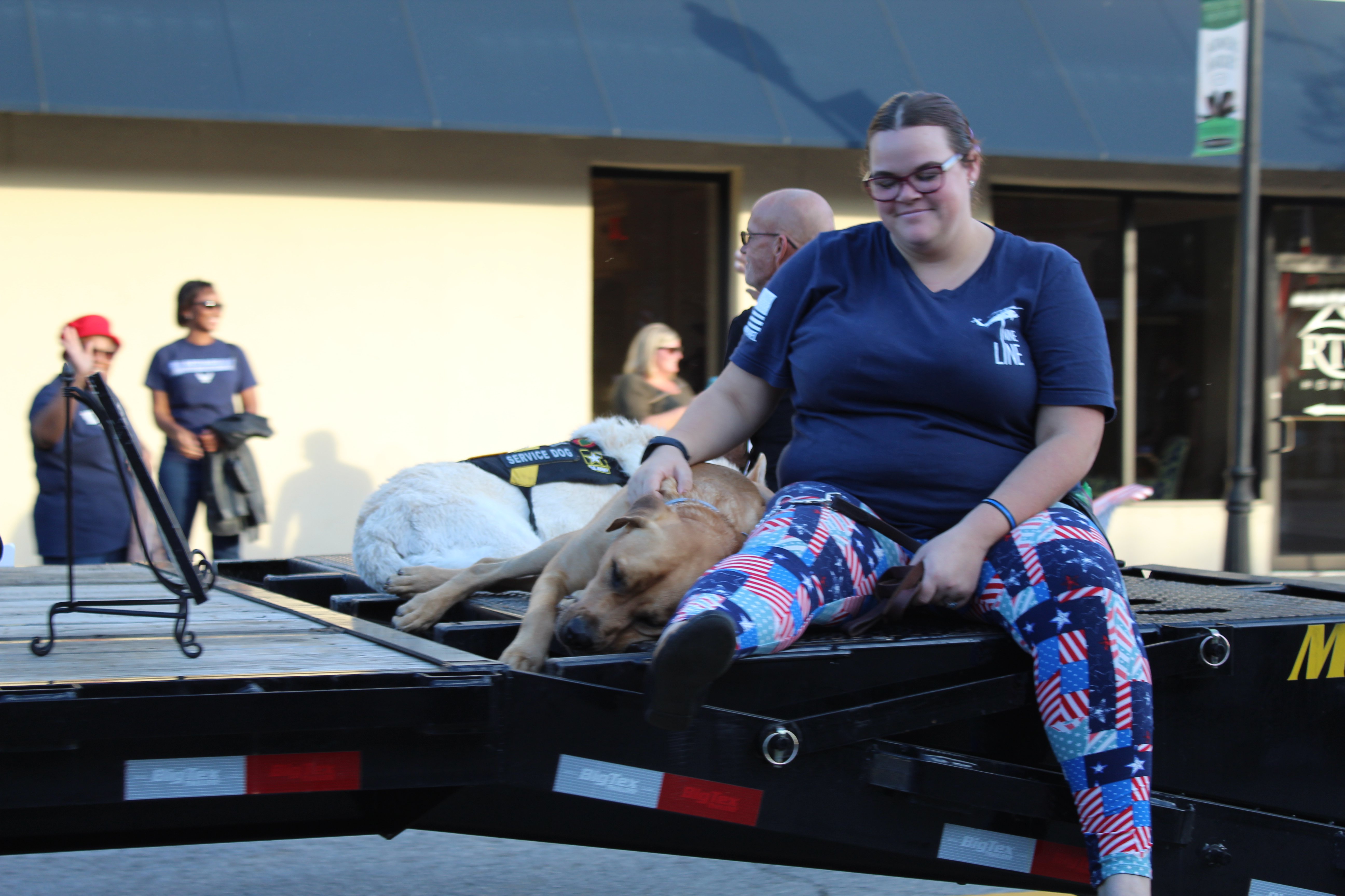 tired battle buddy dog