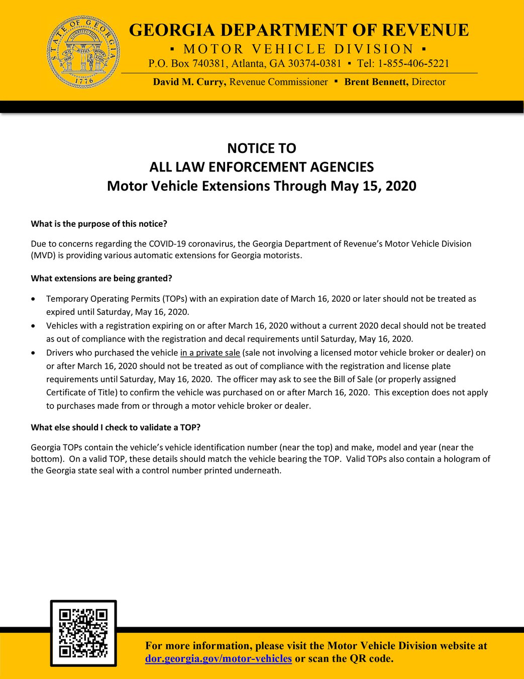 Motor Vehicle Division extends permits, registrations Coastal Courier