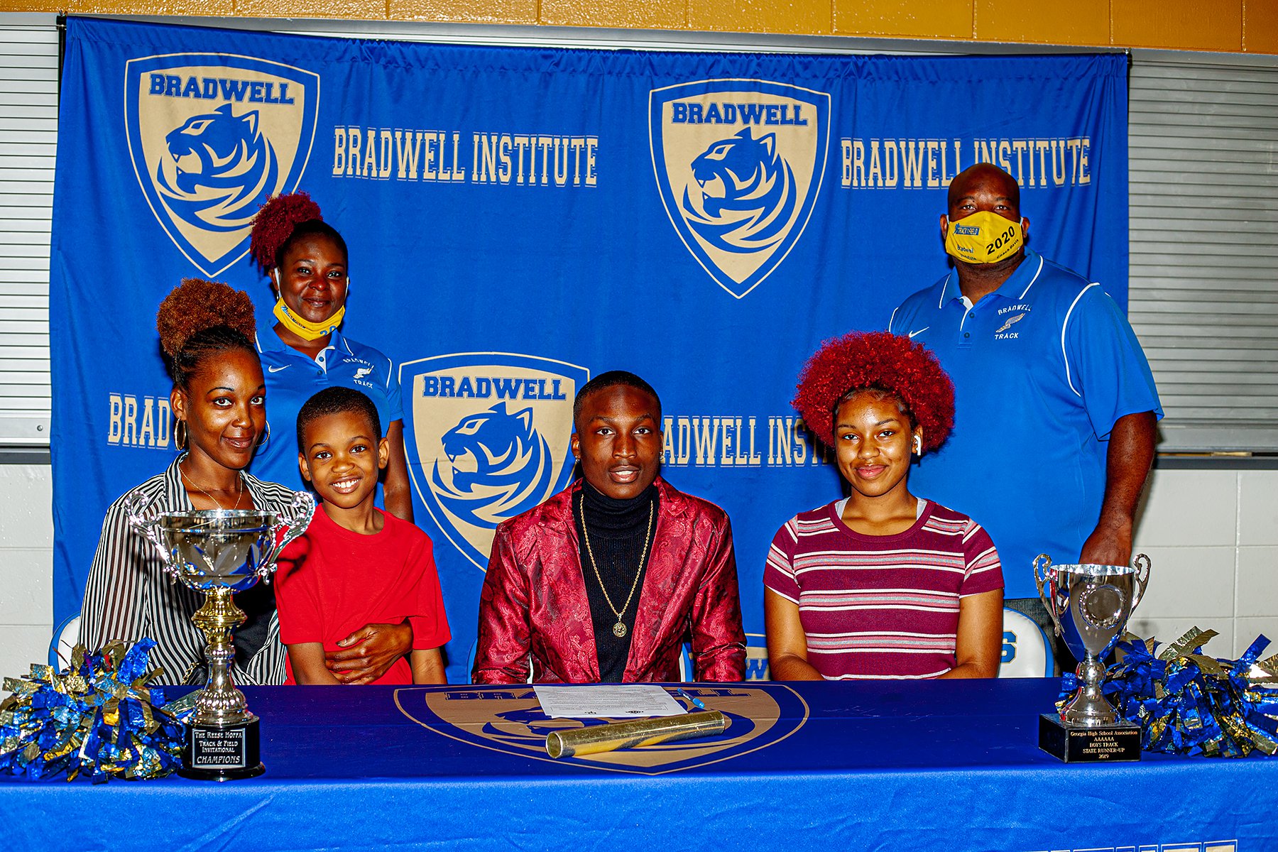 Williams and family