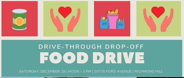 Richmond Hill church to hold drop-off food drive - Vimarsana News