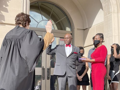 Bowman sworn in