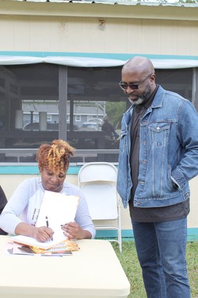 book signing