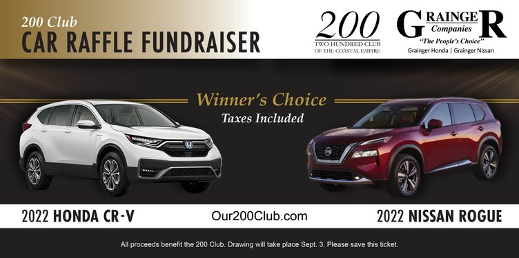 200 club car raffle