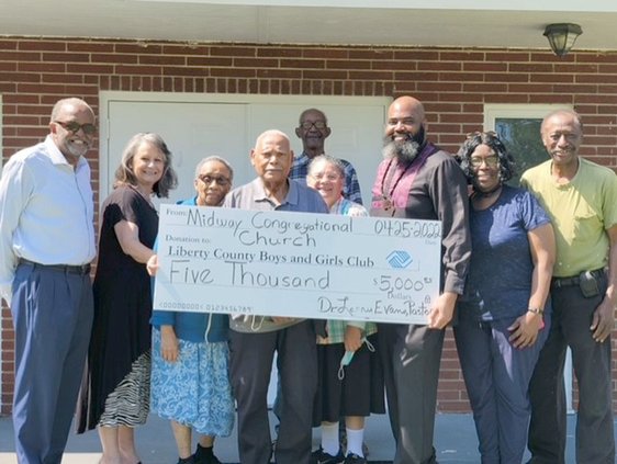 Boys and girls club donation