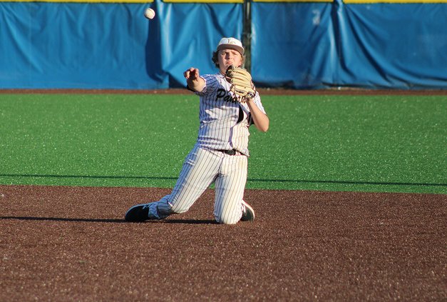 Bryce Stafford robs a Bradwell batter of a base hit