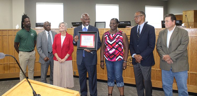 Liberty County Proud proclamation to Tramel Walthour’s mother Tracy